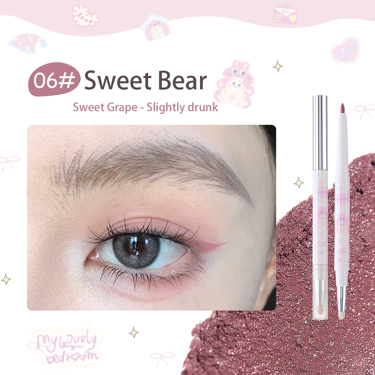 Collection of Bread Bear & Me Eyeliner in a gallery layout